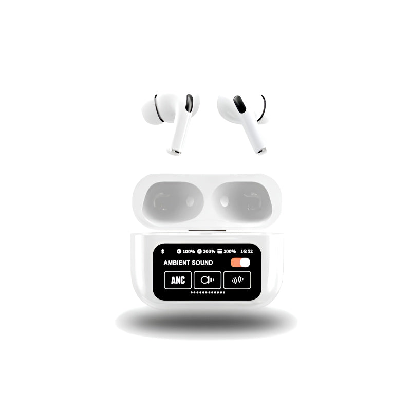 A9 Pro High Quality Sound, ENC Noise Reduction Wireless AirPods With Smart Touch Screen Control